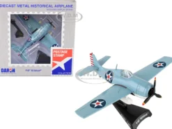Grumman F4F Wildcat Aircraft United States Navy 1/87 HO Diecast Model Airplane Postage Stamp PS5351-2