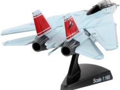 Grumman F 14 Tomcat Fighter Aircraft VF 31 Tomcatters United States Navy 1/160 Diecast Model Airplane Postage Stamp PS5383-5