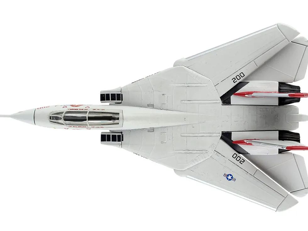 Grumman F 14 Tomcat Fighter Aircraft VF 111 Sundowners Miss Molly United States Navy 1/160 Diecast Model Airplane Postage Stamp PS5383-4
