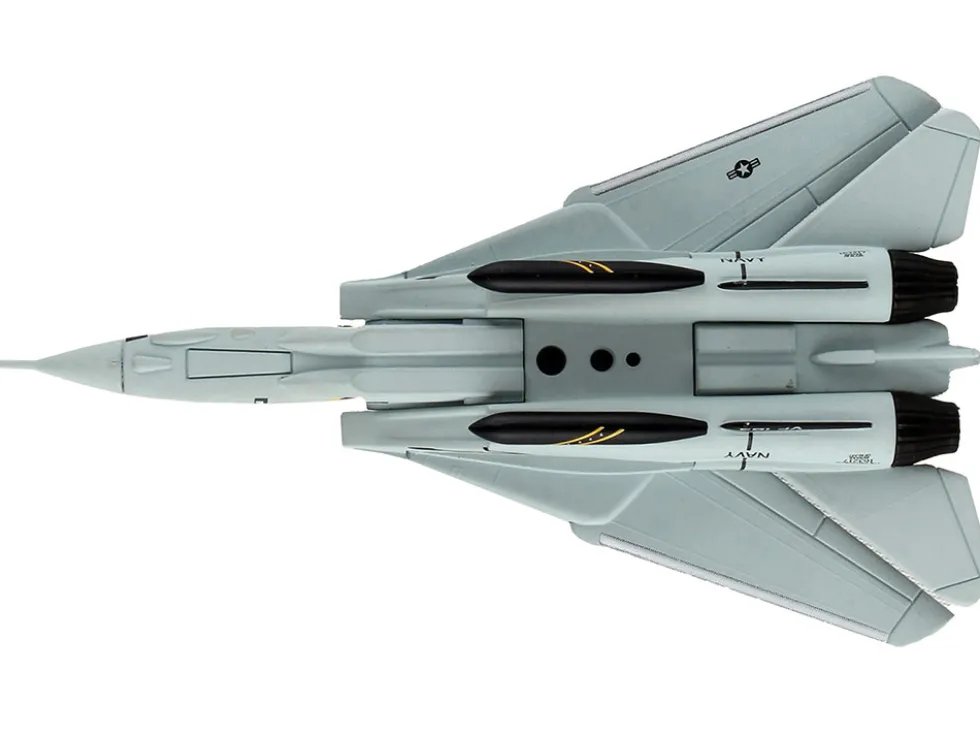 Grumman F 14 Tomcat Fighter Aircraft VFA 103 Jolly Rogers United States Navy 1/160 Diecast Model Airplane Postage Stamp PS5383-3