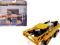Hagie STS12 Self-Propelled Sprayer Black and Yellow 1/64 Diecast Model by ERTL TOMY
