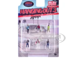 Hanging Out #3 6 piece Diecast Figure Set (6 Figures) Limited Edition for 1/64 Scale Models by American Diorama