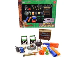 Happy Camper Accessories Set 1/24 Scale Models Phoenix Toys 18430