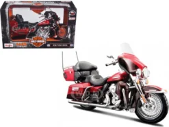 2013 Harley Davidson FLHTK Electra Glide Ultra Limited Red Bike Motorcycle Model 1/12 Maisto 32323