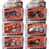 Harley-Davidson Motorcycles 6 piece Set Series 44 1/18 Diecast Models by Maisto
