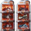 Harley-Davidson Motorcycles 6 piece Set Series 40 1/18 Diecast Models Maisto 31360-40