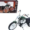 2013 Harley Davidson XL 1200V Seventy Two Green Motorcycle Model 1/12 Maisto 32335