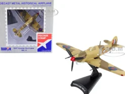 Hawker Hurricane MK II Fighter Aircraft British Royal Air Force 1/100 Diecast Model Airplane Postage Stamp PS5340-3