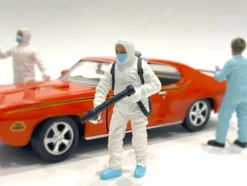 Hazmat Crew Figurine I 1/18 Scale Models American Diorama 76267