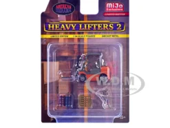 Heavy Lifters 2 4 piece Diecast Set Limited Edition for 1/64 Scale Models by American Diorama