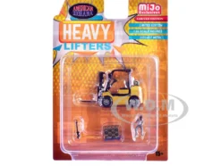 Heavy Lifters 4 piece Diecast Set Limited Edition for 1/64 Scale Models by American Diorama