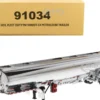 Heil Fleet Duty TM 9300/DT-C4 Petroleum Tanker Trailer Chrome Transport Series 1/50 Diecast Model Diecast Masters 91034