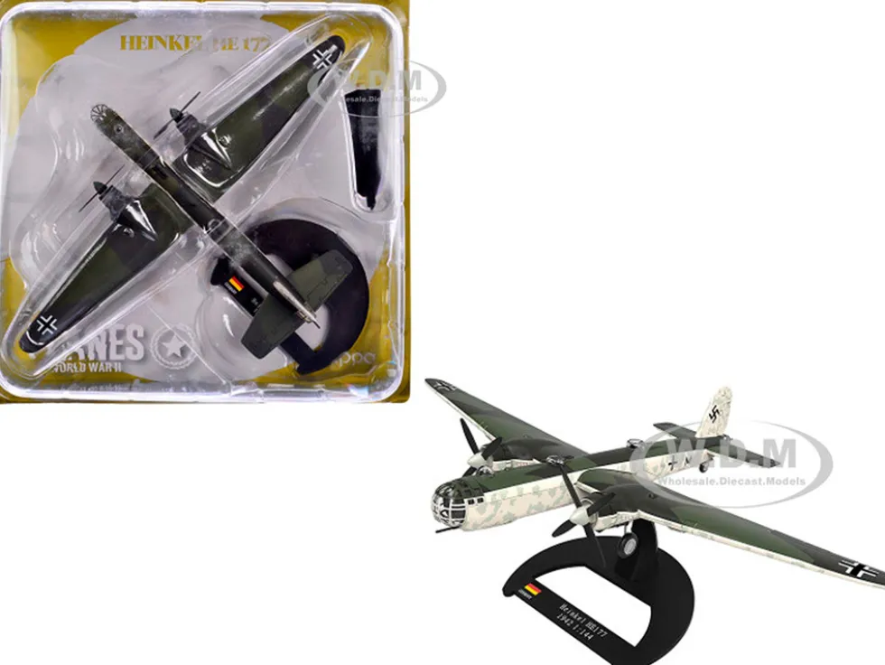 Heinkel He 177 Bomber Aircraft "II./KG 40, Bordeaux, France" (1942) German Luftwaffe 1/144 Diecast Model Airplane by Luppa
