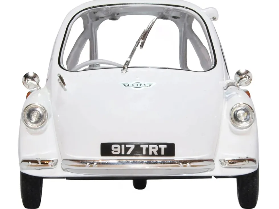 Heinkel Trojan Bubble Car RHD Right Hand Drive Grecian White 1/18 Diecast Model Car Oxford Diecast 18HE004