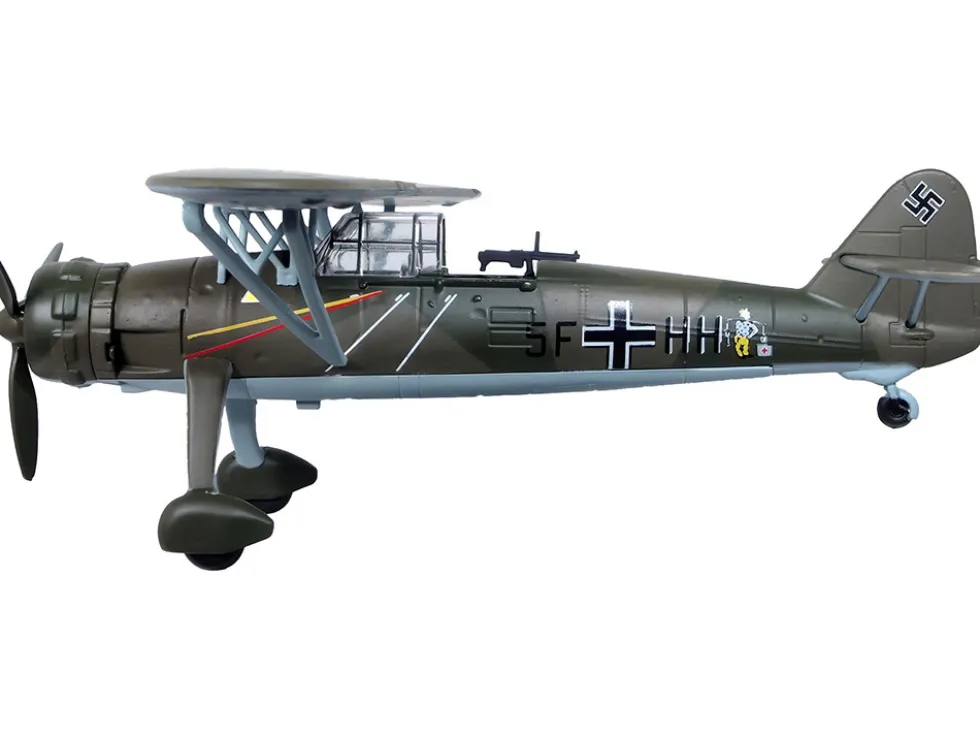 Henschel Hs 126 A 1 Reconnaissance Aircraft Hannes Gaub Gerd Scroder 1 H14 Invasion of Poland 1939 German Luftwaffe Oxford Aviation Series 1/72 Diecast Model Airplane Oxford Diecast AC120