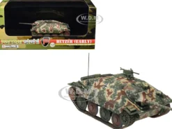 Hetzer (Early) Tank Destroyer "StuG.Abt 1708, France" (1944) German Army 1/72 Diecast Model by Panzerstahl