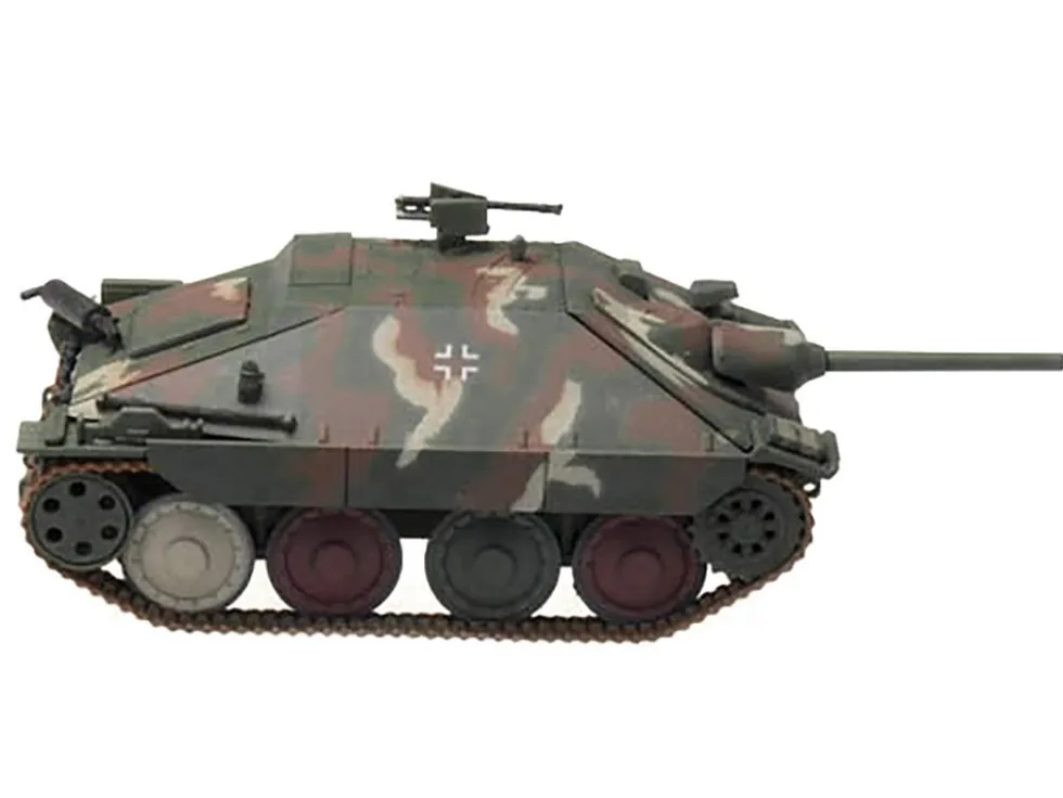 Hetzer (Starr) Tank Destroyer "Kampfgruppe Milowitz, Prague" (1945) German Army 1/72 Diecast Model by Panzerstahl