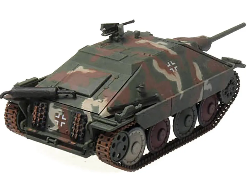 Hetzer (Starr) Tank Destroyer "Kampfgruppe Milowitz, Prague" (1945) German Army 1/72 Diecast Model by Panzerstahl