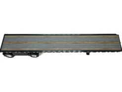 High Boy Spread Axle Flatbed Trailer Black 1/87 (HO) Plastic Model Car by HO Logistics
