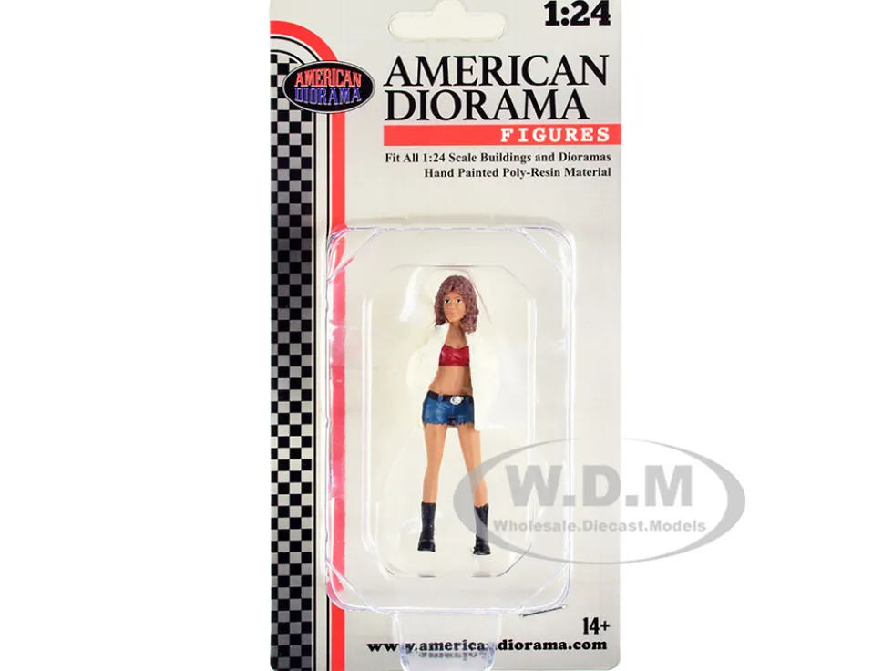 Hip Hop Girls Figure 3 for 1/24 Scale Models American Diorama 24103