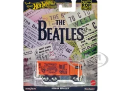 Hiway Hauler Orange with Concert Ticket Graphics The Beatles Pop Culture Series Diecast Model Car Hot Wheels HVJ41