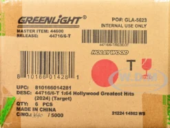 Hollywood Greatest Hits (2024) Set of 6 pieces 1/64 Diecast Model Cars by Greenlight