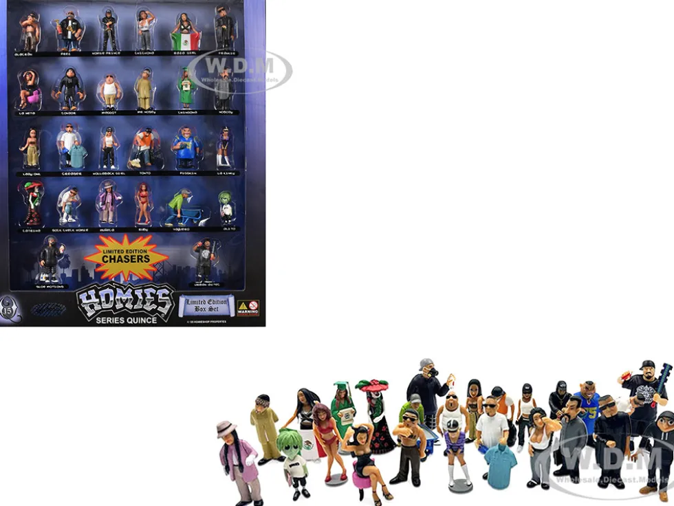 Homies Set of 26 Figures Series 15 Limited Edition to 2500 pieces Worldwide by Homies