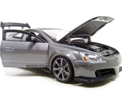 2003 Honda Accord Gray Metallic 1/18 Diecast Model Car Motormax 73146