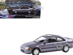 1995 Honda Civic Coupe EJ1 Horizon Gray Metallic with Sunroof 1/64 Diecast Model Car by Paragon Models