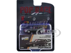 Honda Civic EG6 RHD (Right Hand Drive) Gray Metallic with Red Interior "2026 Diecast Super Con Las Vegas Event Exclusive" 1/64 Diecast Model Car by Pop Race