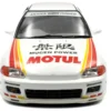 1991 Honda Civic (EG6) RHD (Right Hand Drive) "Mugen Racing" White with Stripes 1/18 Diecast Model Car by Solido