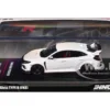 Honda Civic Type R (FK8) RHD (Right Hand Drive) White 1/64 Diecast Model Car by Inno Models