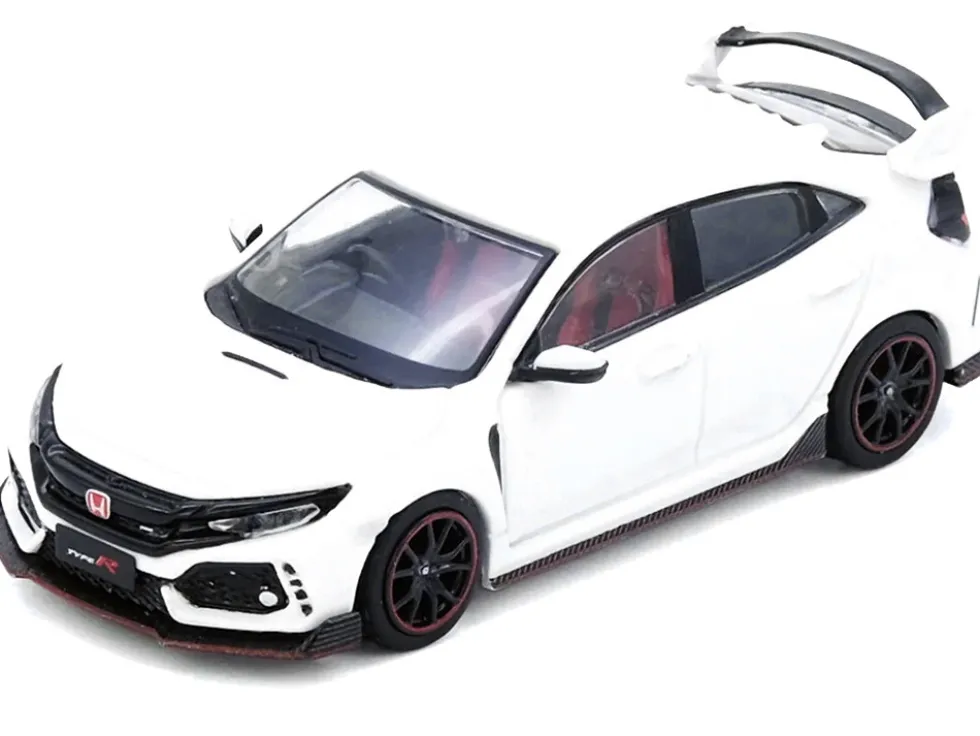 Honda Civic Type R (FK8) RHD (Right Hand Drive) White 1/64 Diecast Model Car by Inno Models