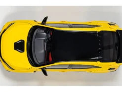 2021 Honda Civic Type R FK8 RHD Right Hand Drive Sunlight Yellow Limited Edition 1/18 Model Car Autoart 73225