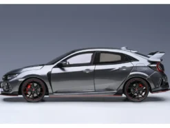 2021 Honda Civic Type R FK8 RHD Right Hand Drive Polished Metal Gray Metallic 1/18 Model Car Autoart 73221