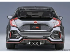2021 Honda Civic Type R FK8 RHD Right Hand Drive Polished Metal Gray Metallic 1/18 Model Car Autoart 73221