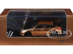 Honda Civic Type R (FL5) RHD (Right Hand Drive) Electroplating Copper Metallic with Carbon Hood "Hong Kong Toycar Salon 2025" "Senior 64" Series Limited Edition to 599 pieces Worldwide 1/64 Diecast Model Car by MotorHelix