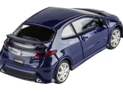 2007 Honda Civic Type R FN2 Sapphire Blue Metallic 1/64 Diecast Model Car Paragon Models PA-55396