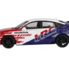 Honda Civic TYPE R "2024 Pace Car HRC" White with Red and Blue Graphics Limited Edition 1/64 Diecast Model Car by Mini GT