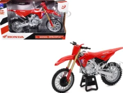 Honda CRF450R Motorcycle Red with Black Accents 1/12 Diecast Model by New Ray