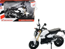 Honda GROM Motorcycle White 1/12 Diecast Model by New Ray