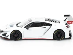 Honda NSX GT3 EVO22 White 1/64 Diecast Model Car by Pop Race