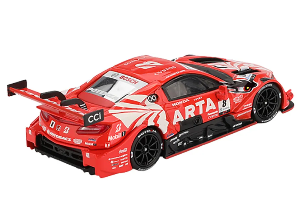 Honda NSX-GT "Type S" GT500 #8 Tomoki Nojiri - Toshiki Oyu "ARTA" "Super GT Series" (2023) Limited Edition 1/64 Diecast Model Car by Mini GT