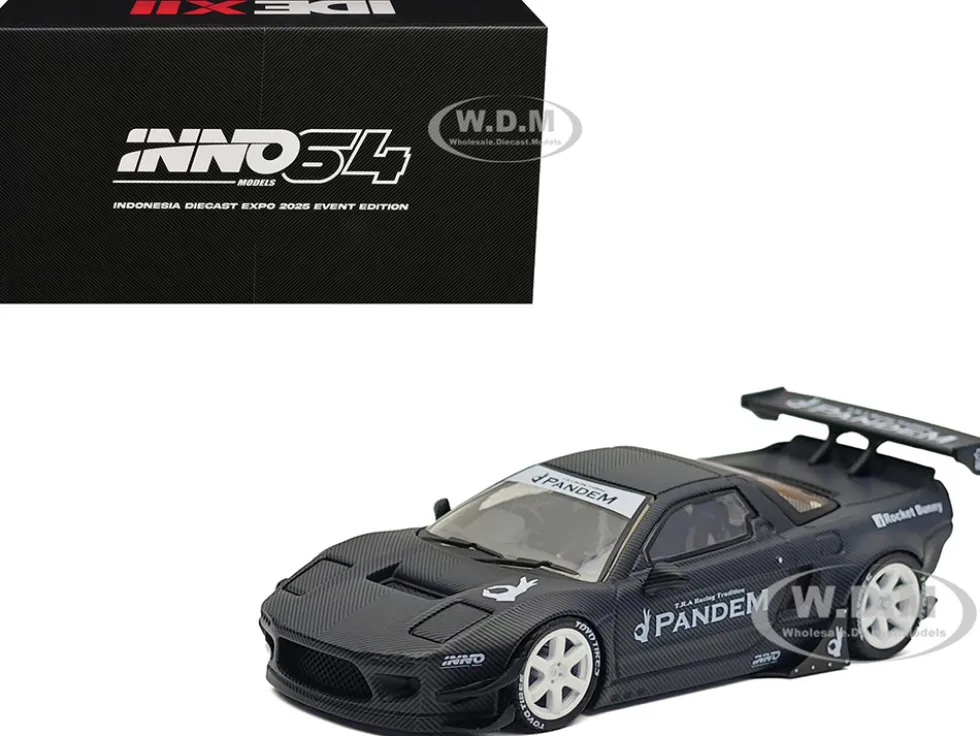 Honda NSX (NA1) RHD (Right Hand Drive) "Pandem Rocket Bunny" Carbon Fiber "Indonesia Diecast Expo 2025 Event Edition" 1/64 Diecast Model Car by Inno Models