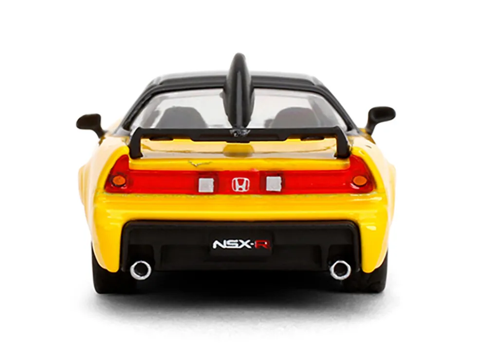 1995 Honda NSX-R GT RHD (Right Hand Drive) Yellow with Black Top "Collection" Series 1/64 Diecast Model Car by Majorette