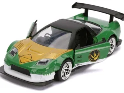 2002 Honda NSX Type-R Japan Spec Green Ranger Power Rangers 1/32 Diecast Model Car Jada 31843
