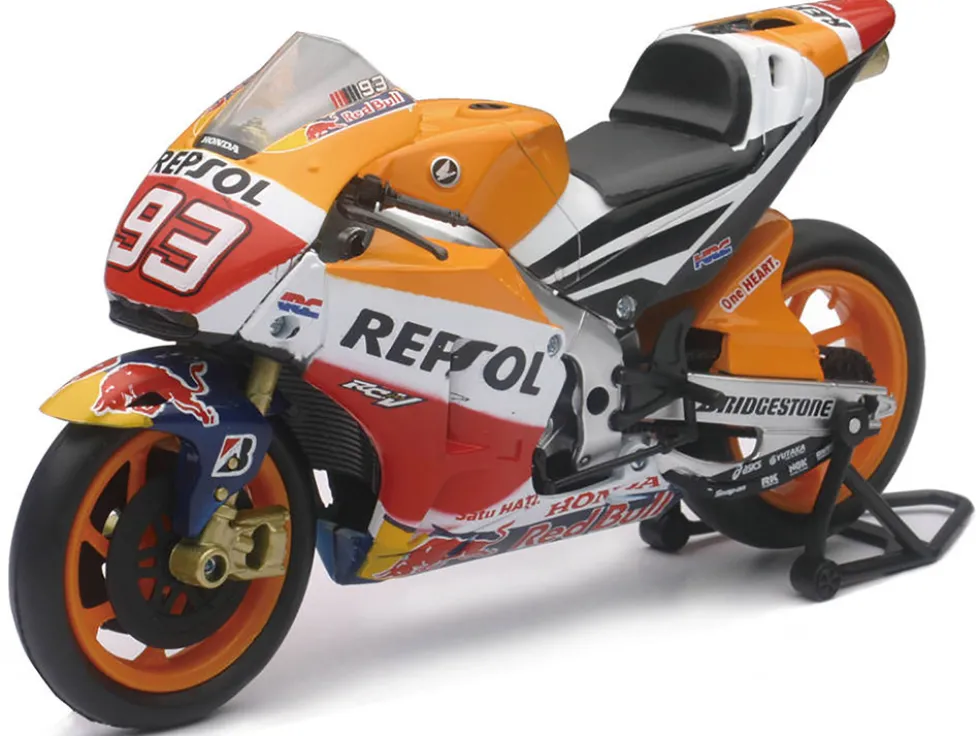 Honda RC213V Motorcycle 93 Marc Marquez Repsol Honda Team MotoGP 2015 1/6 Diecast Model New Ray 57753