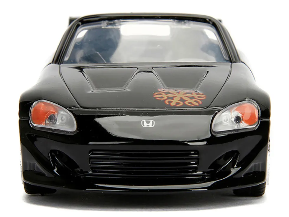 Honda S2000 Convertible Black with Graphics "The Fast and the Furious" (2001) Movie "25 Years of Fast & Furious" Series 1/32 Diecast Model Car by Jada