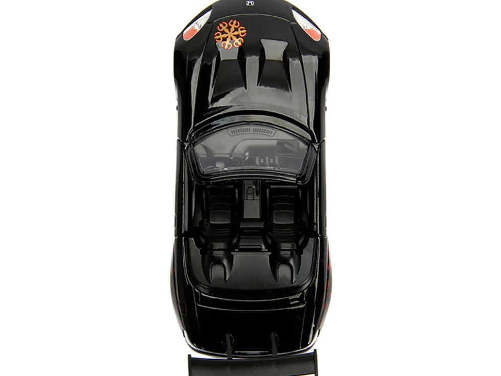 Honda S2000 Convertible Black with Graphics "The Fast and the Furious" (2001) Movie "25 Years of Fast & Furious" Series 1/32 Diecast Model Car by Jada