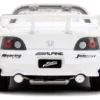 2001 Honda S2000 Convertible White with Graphics "Fast & Furious Remix - 25th Anniversary" Series 1/32 Diecast Model Car by Jada